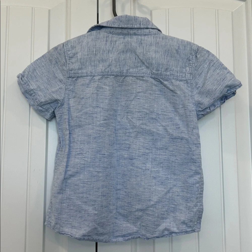 Denim & Flower Light Blue Kids Button Down Shirt